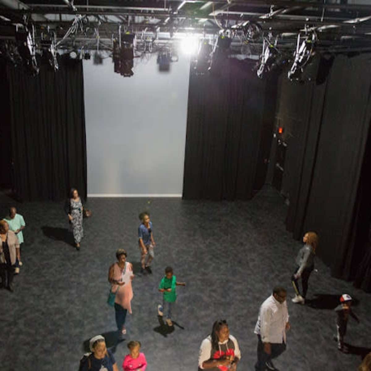 Blackbox Theater with Inviting Lobby & Kitchen in Warehouse District in Pittsburgh Image in Larimer, Pittsburgh, PA