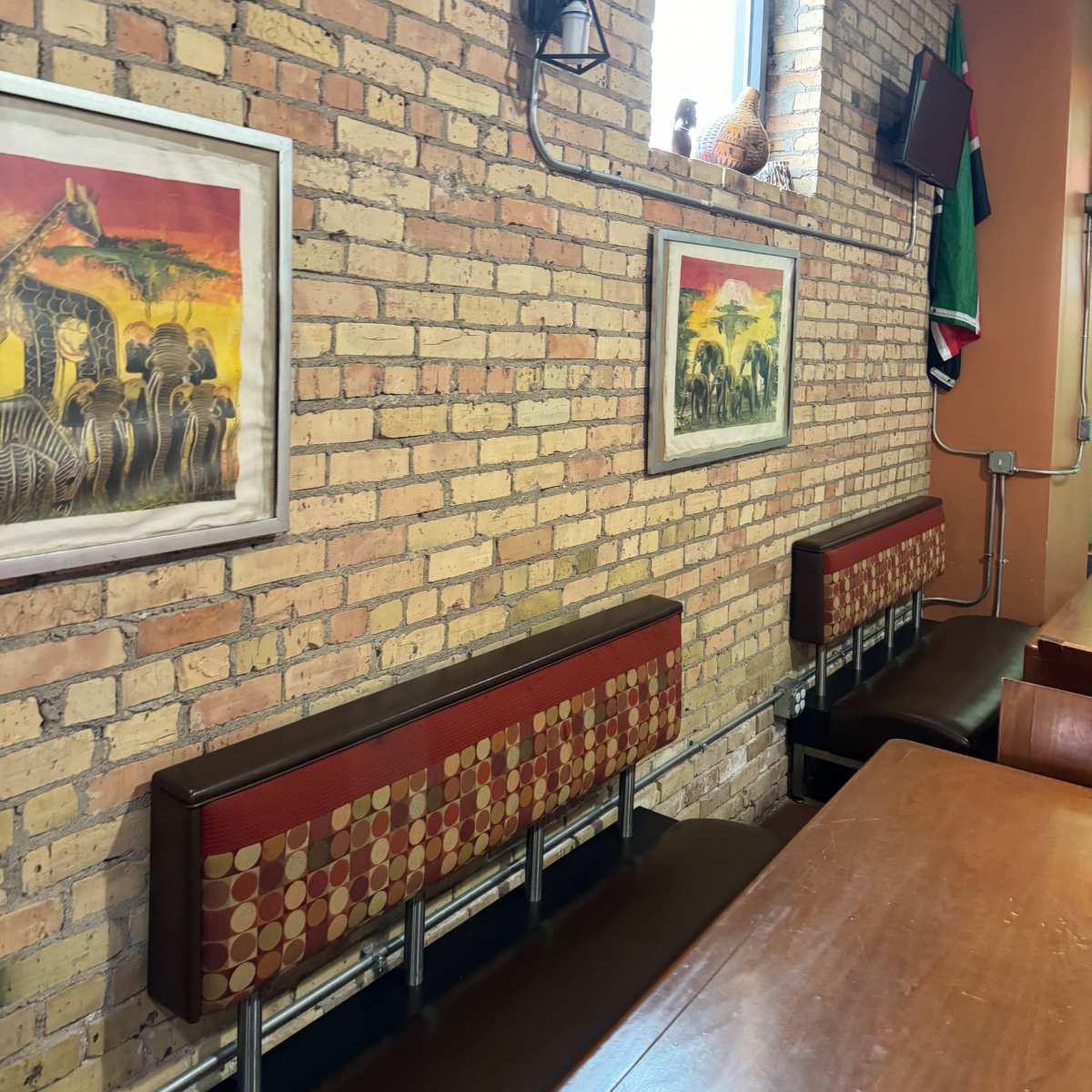 Turn-of-the-century brick building with a commercial kitchen and dining area. in Minneapolis Image in Cedar-Riverside, Minneapolis, MN