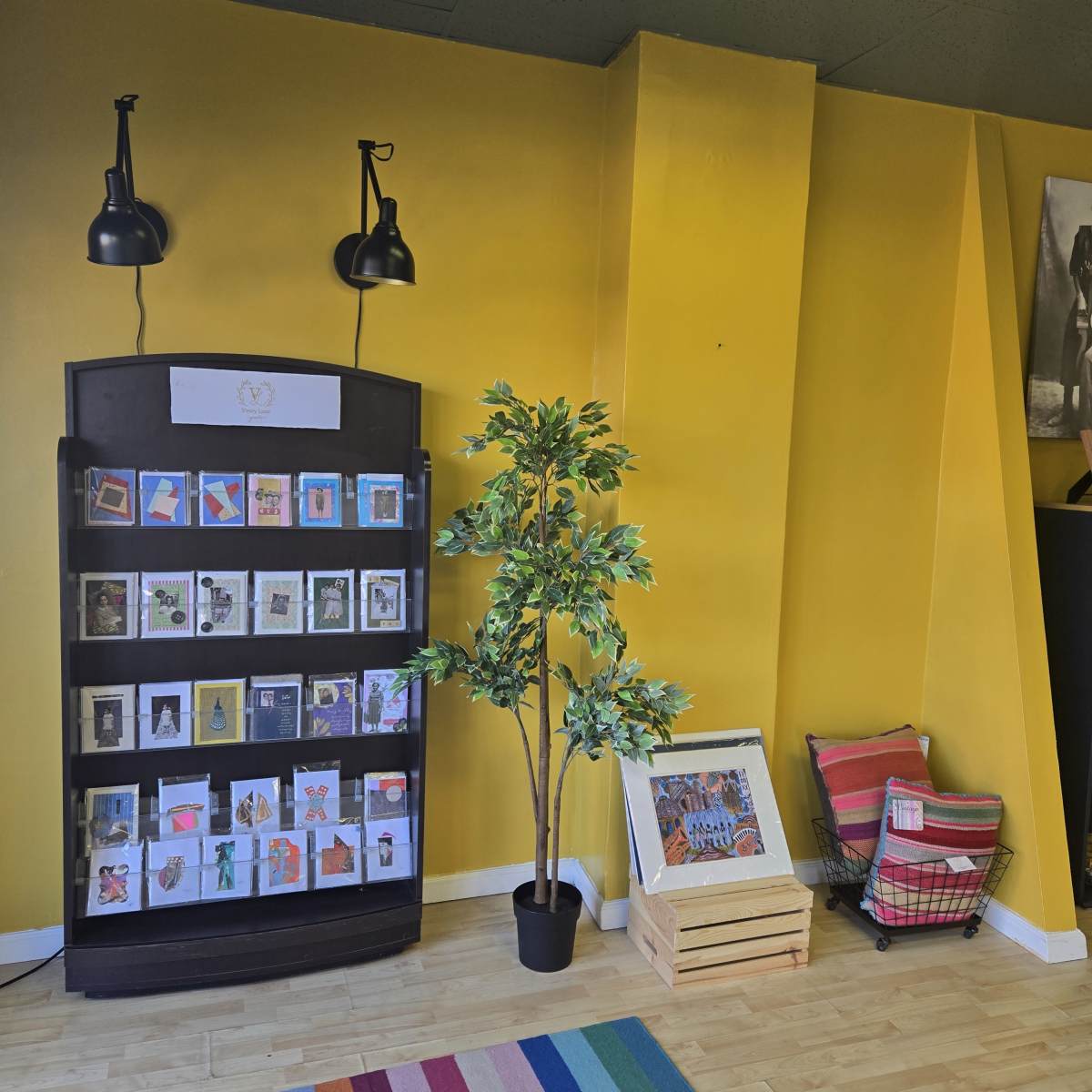 East Village vintage-mod stationery store with beautiful art gallery walls in Detroit Image in East Village, Detroit, MI
