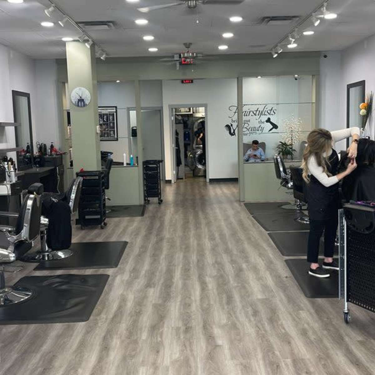 Polished hair salon with open space in Surrey Image in Surrey, Surrey, BC