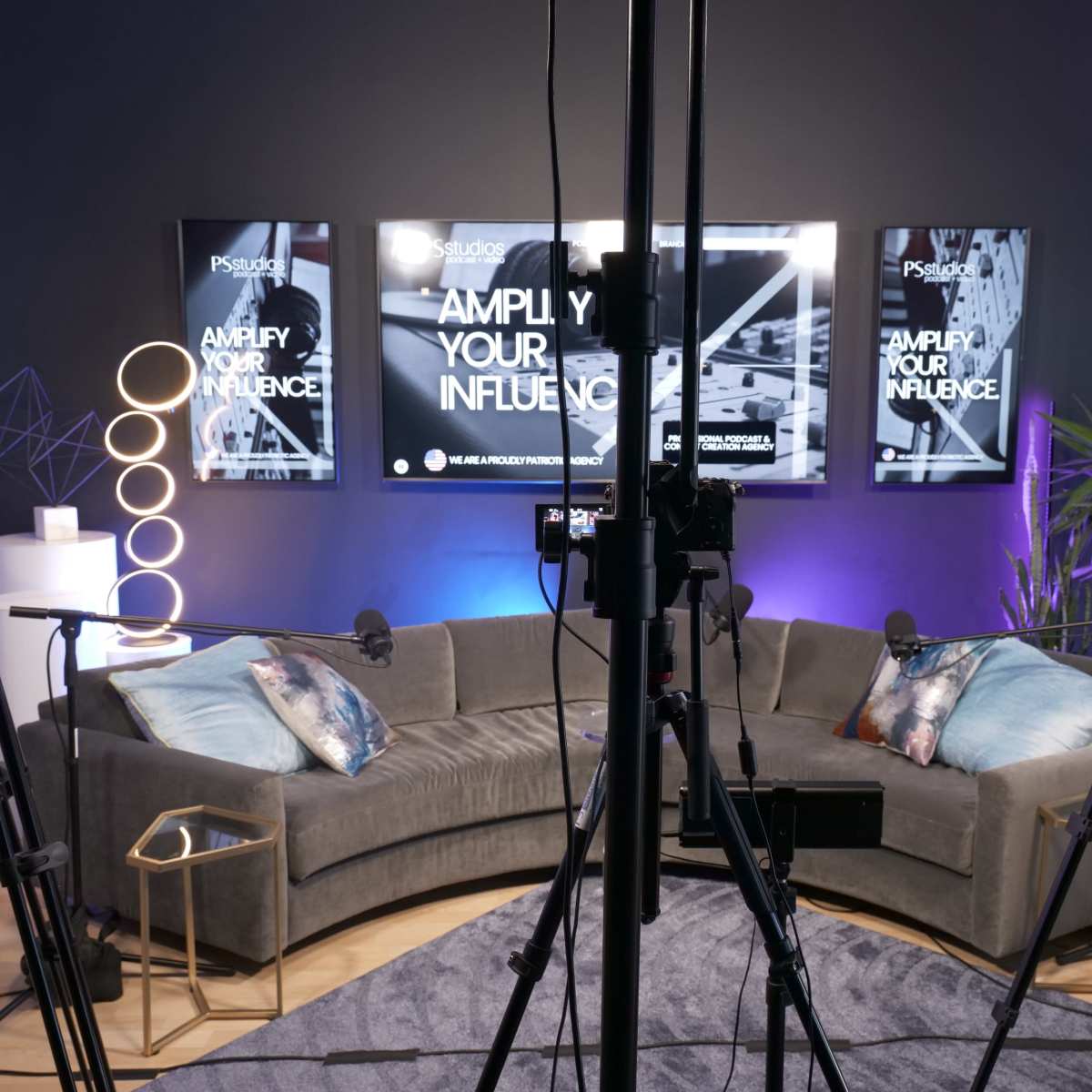 3 Professional, Modern Podcast Studios In The Heart of Old Town, Scottsdale | PS Studios.co | AZ's #1 Podcast Production Studio in Scottsdale Image in South Scottsdale, Scottsdale, AZ