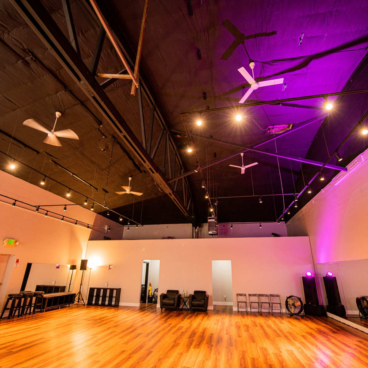 Newly Renovated Dance Studio with Party Lighting Seattle WA Production Peerspace