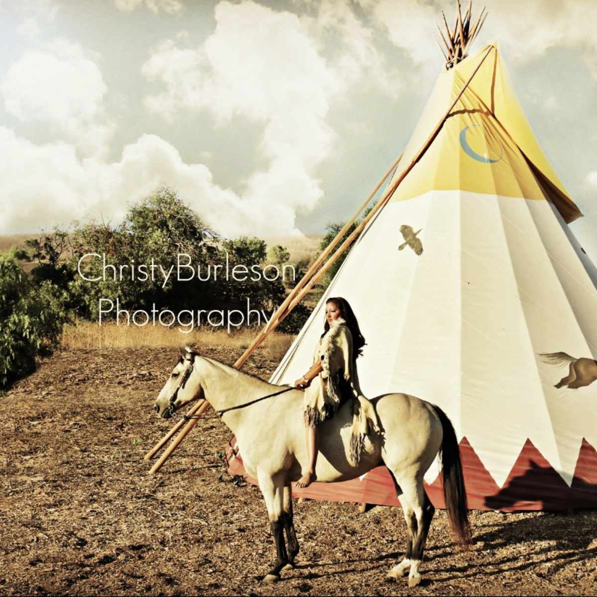 26' Hand-painted Tipi on a Private Ranch, Agoura Hills, CA | Production ...