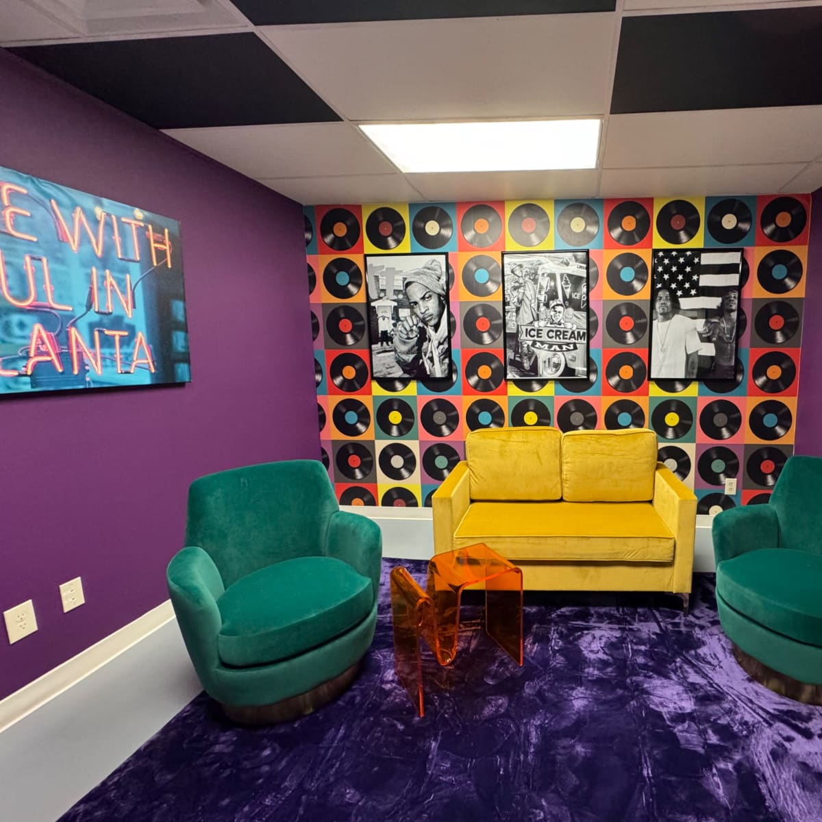 Edgewood Vibes Vinyl Themed Lounge, Atlanta, GA | Production | Peerspace