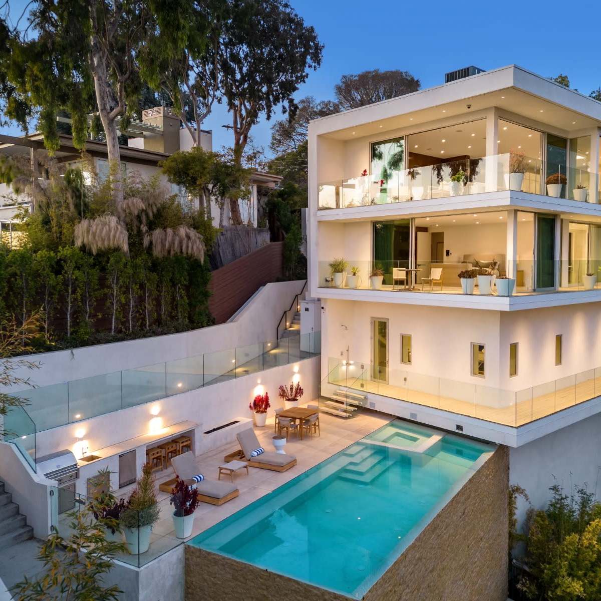 Beverly Grove: Luxury Estate with Pool, Spa, Views, Beverly Hills, CA ...