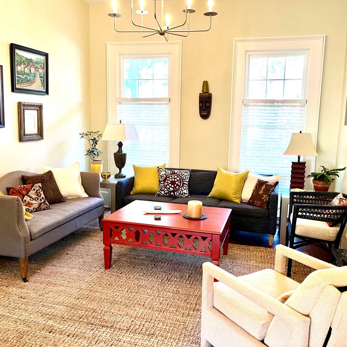 Downtown Salon Loft w Private  Brick Courtyard, Two open Porches and Garage in Savannah Image in Victorian District - West, Savannah, GA