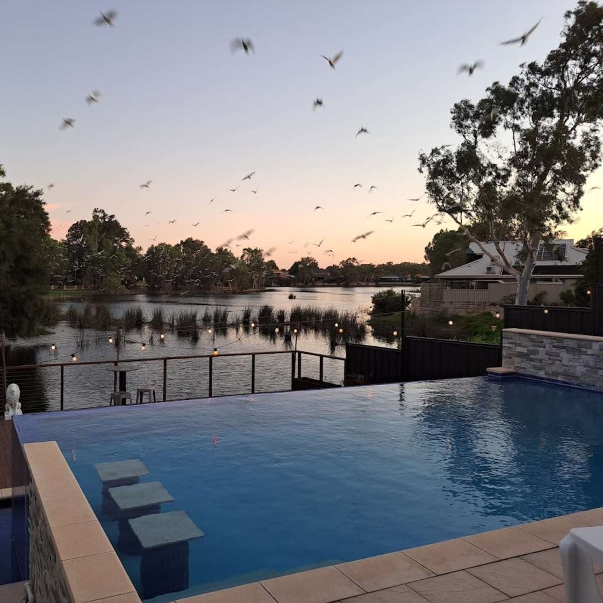 Paradise on the Lake with Infinity Pool, Bedrooms and Bathroom ...