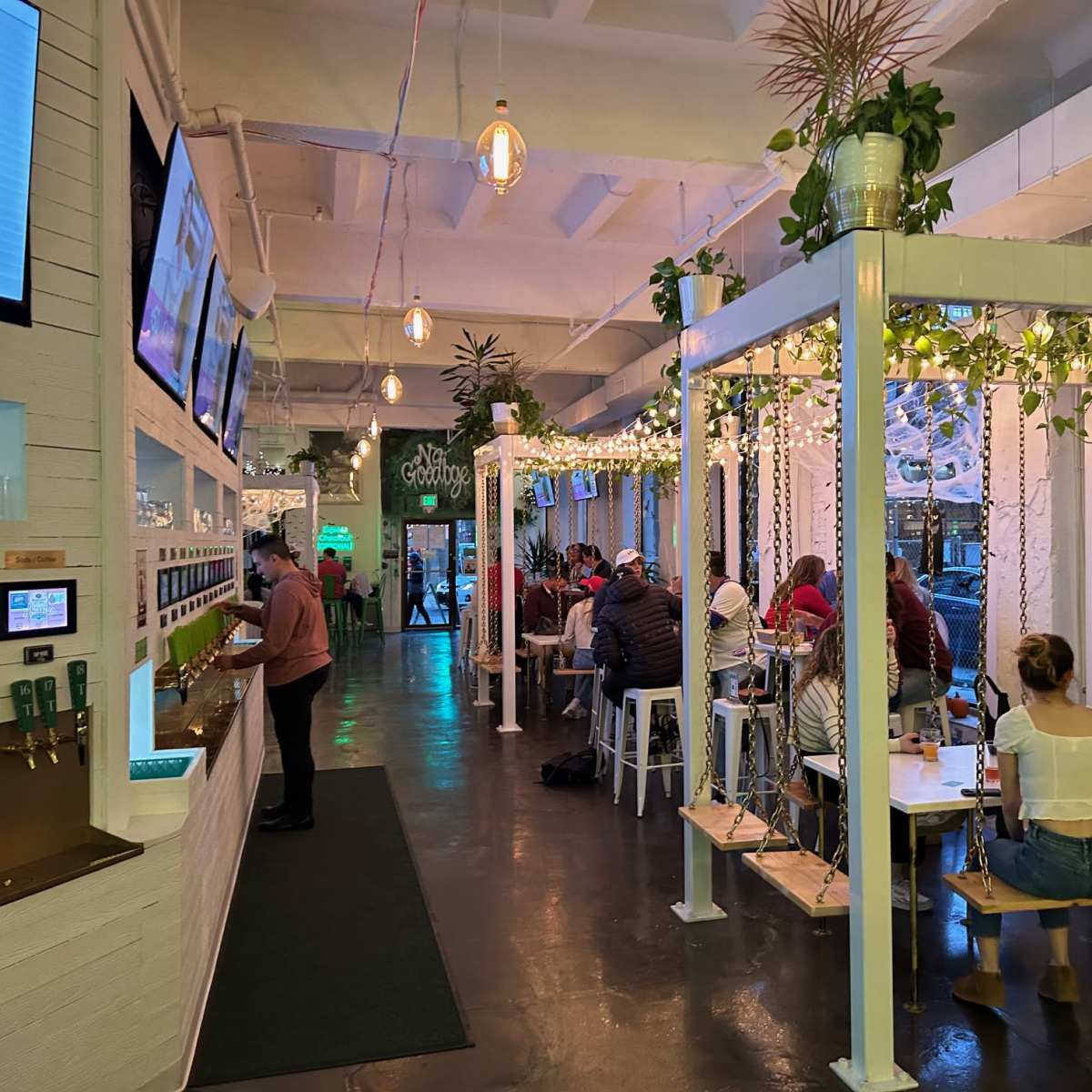 Bright Lofty Downtown Space w/ Swing Set Tables in Philadelphia Image in Center City, Philadelphia, PA