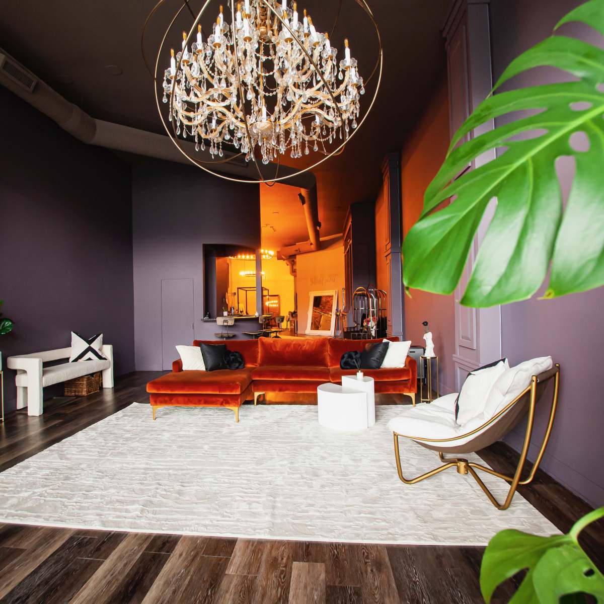 Colorful Luxury Kink Space + Sun Drenched Lounge in River West in Chicago Image in West Town, Chicago, IL
