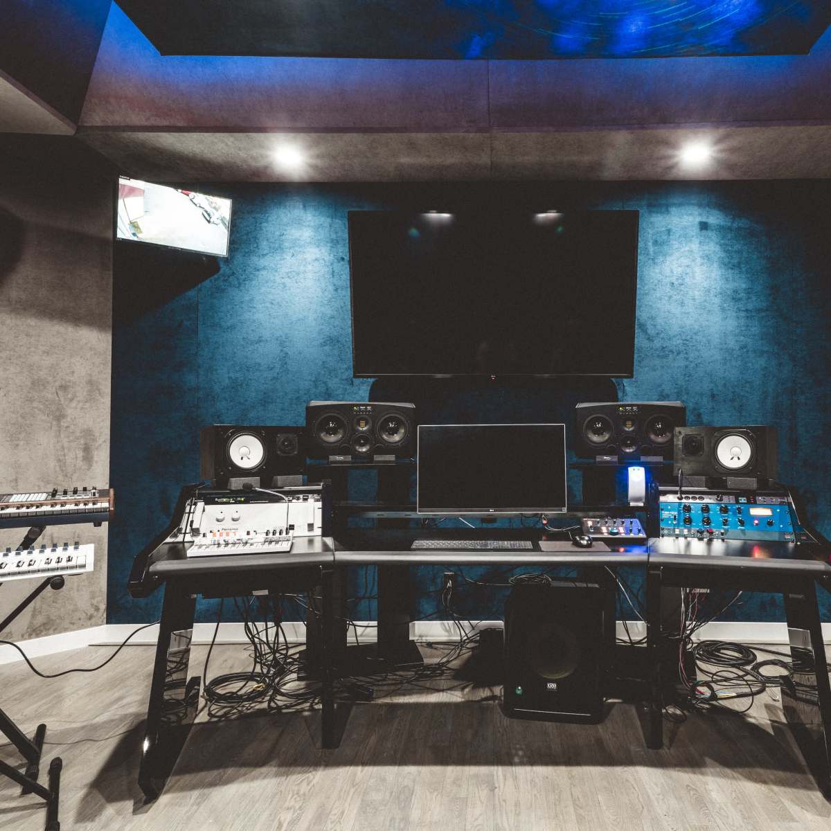 Recording Studio with Blue Velvet Walls!, North Hollywood, CA | Event ...