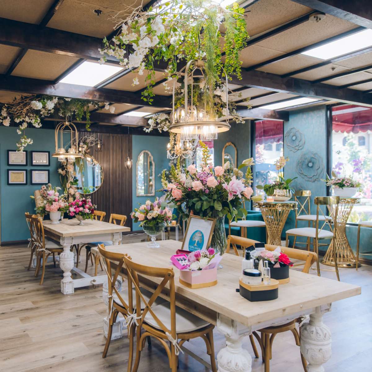 Urban Floral Event Space with Banquet Hall & Outdoor Garden Area in San Jose Image in Berryessa, San Jose, CA
