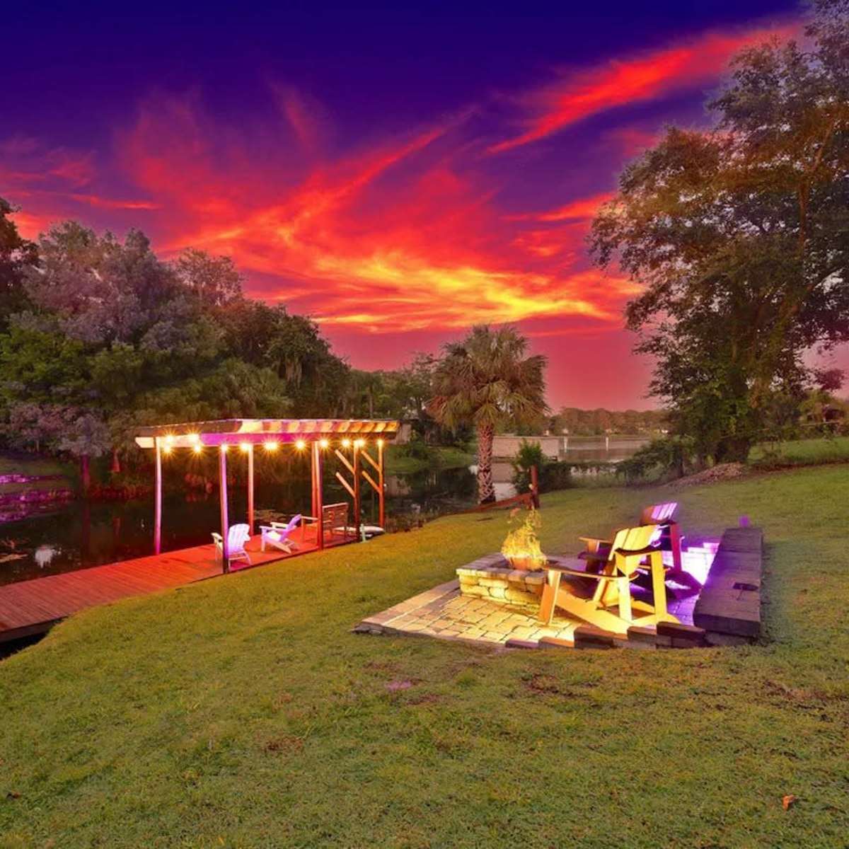 Lakefront Duplex: Boat, Jet Skis, Pool, Hot tub in Orlando Image in Edgewood, Orlando, FL