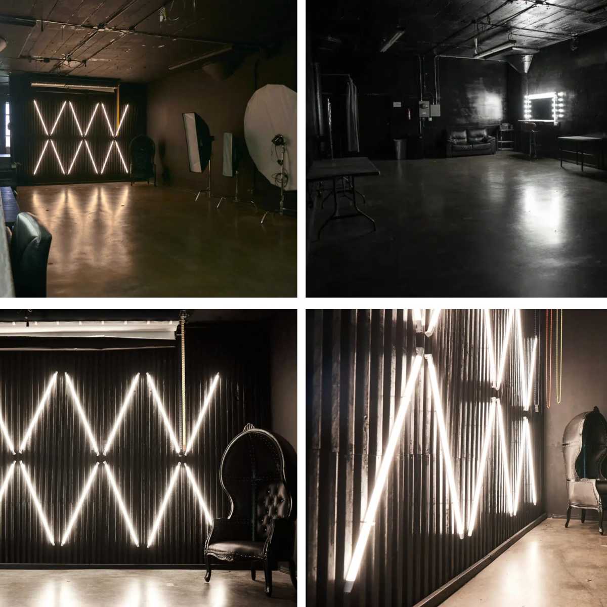 Black and light studio hot sale