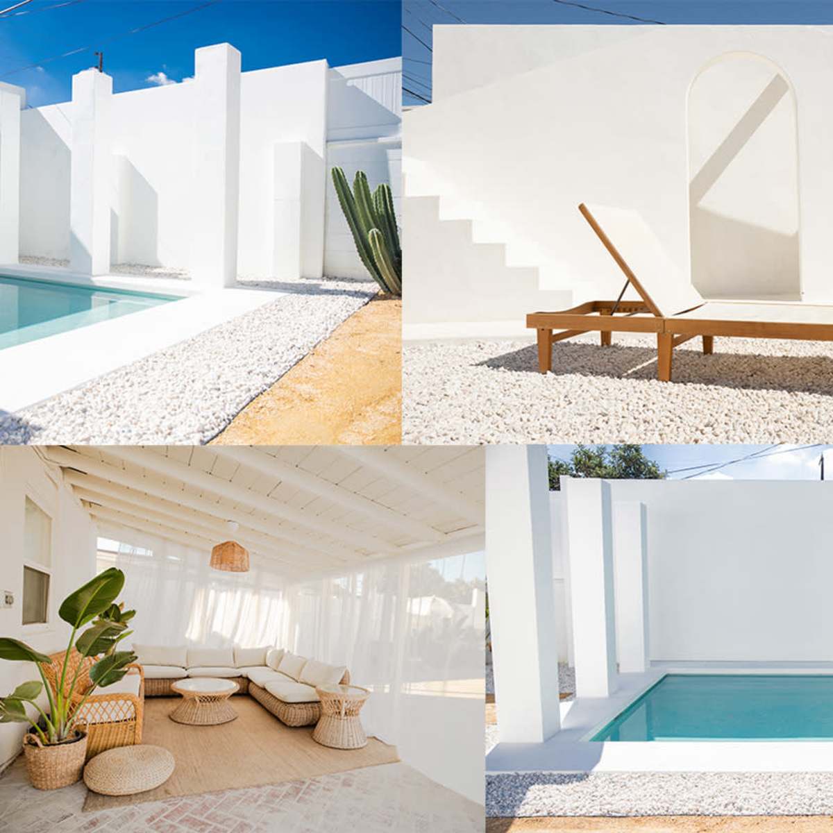 Villa Blanco - Greece and Tulum Inspired Backyard!, North Hollywood, CA ...