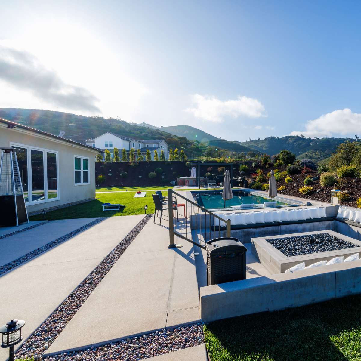 North County house w/pool/jacuzzi/ California room .. mountain views in Escondido Image in Harmony Grove, Escondido, CA