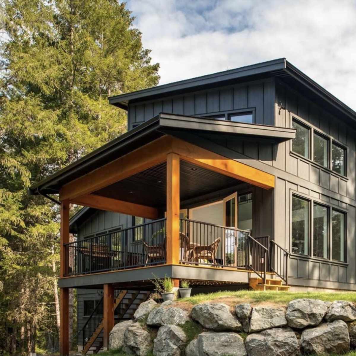 West Coast Contemporary Forest Retreat & Sanctuary, Custom Built ...