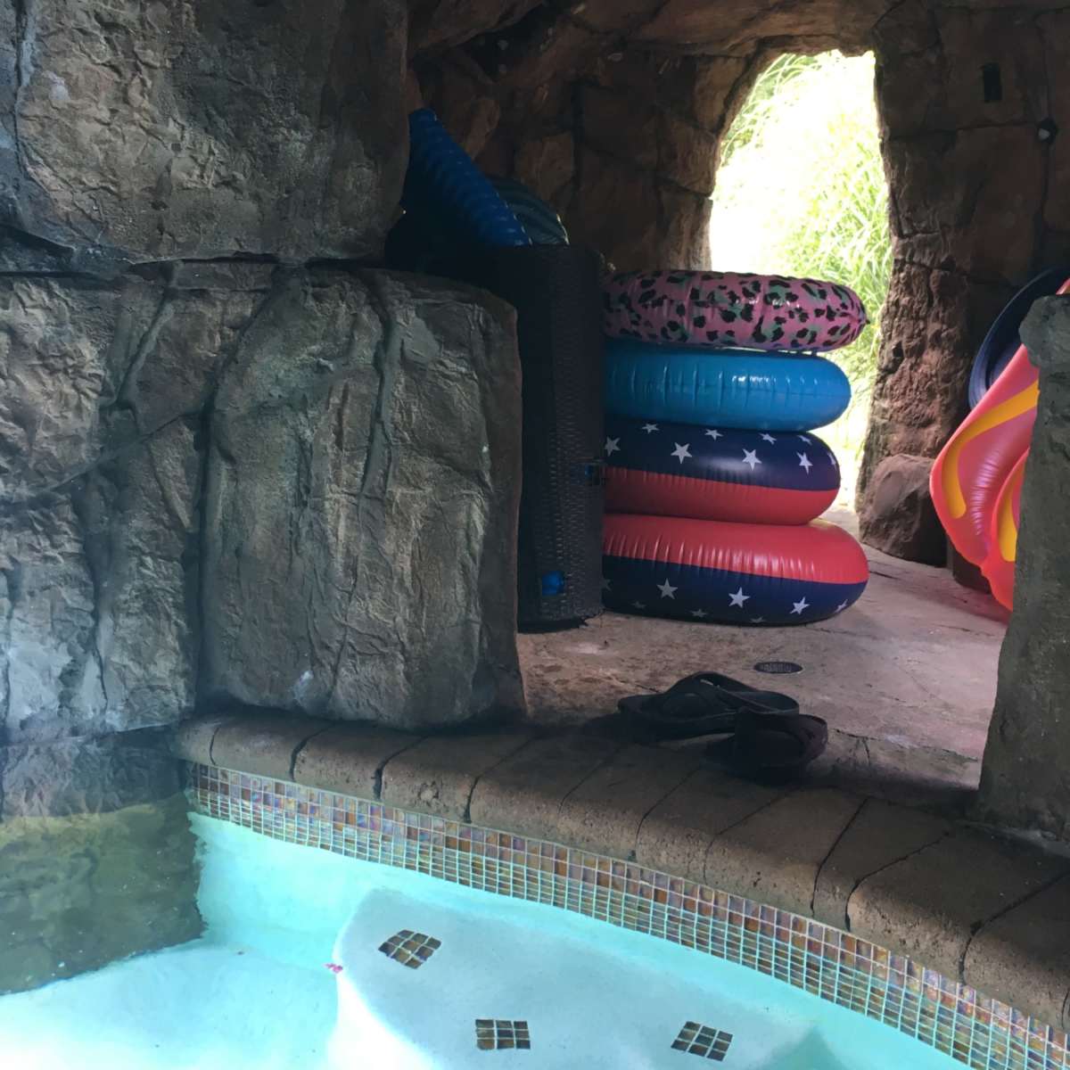 Private Outdoor Cave Pool Grotto, Swim up Bar, Waterfall, Montville, NJ ...