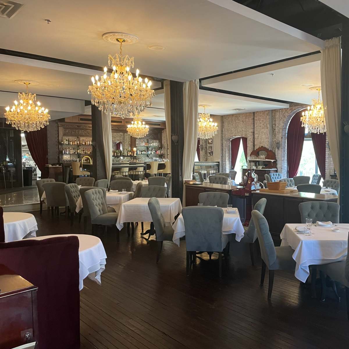Romantic Restaurant with Sparkling Chandeliers in Philadelphia Image in North Philadelphia, Philadelphia, PA