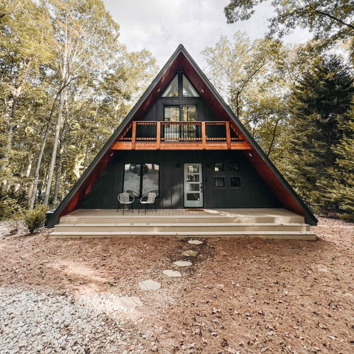 Scandi Style Modern A-Frame Cabin on the Lake, Lavonia, GA | Production ...