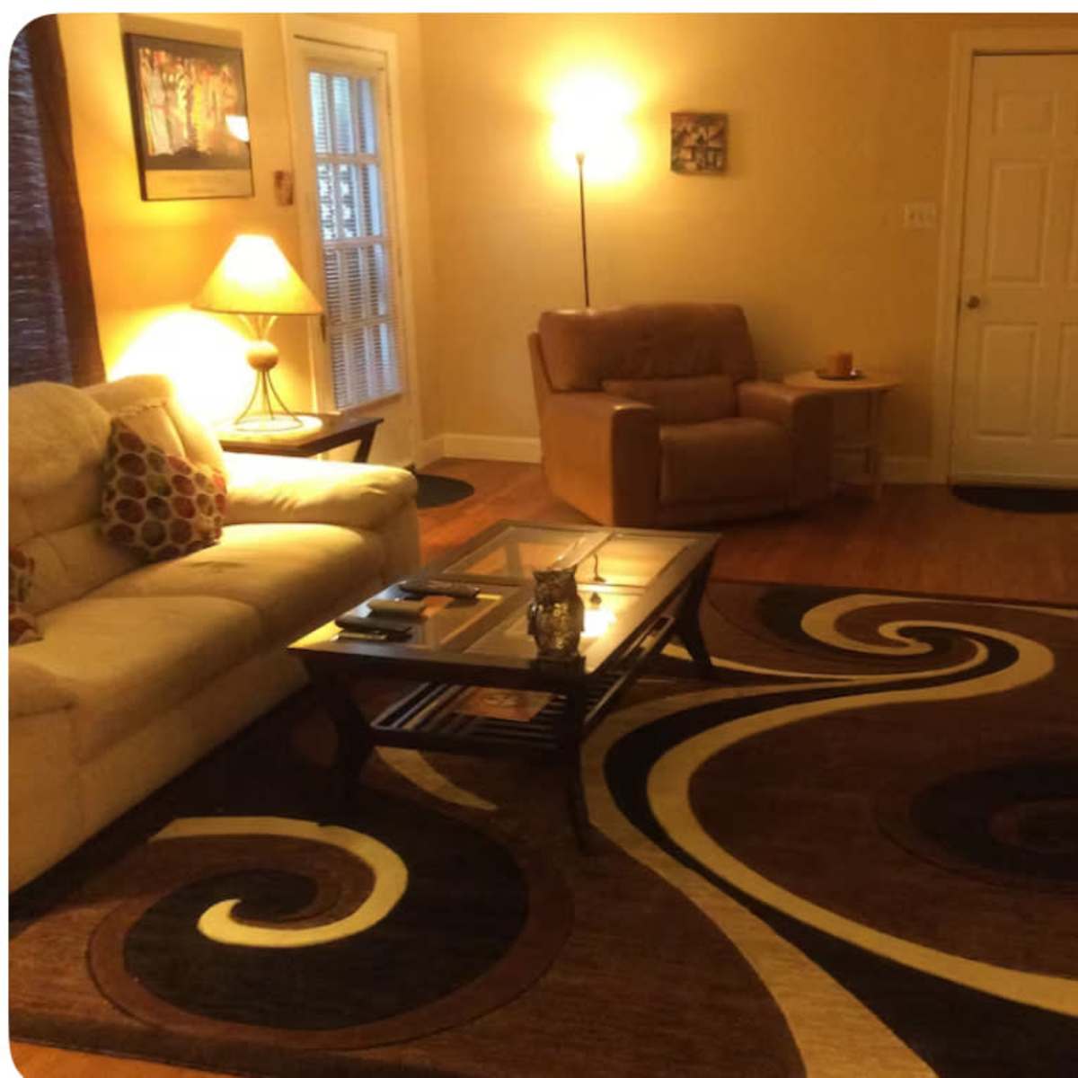 “SANCTUARY” acquaint, well accoutered two bedroom apartment with a ...