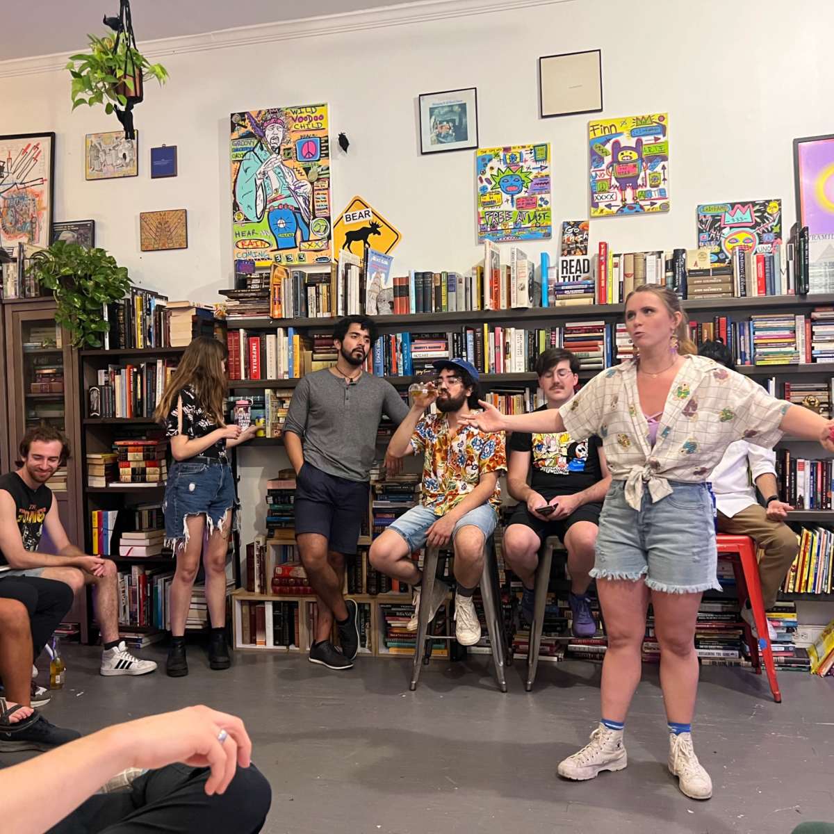 Colorful Artsy Bookstore with Intimate Performance Space in Atlanta Image in Candler Park, Atlanta, GA