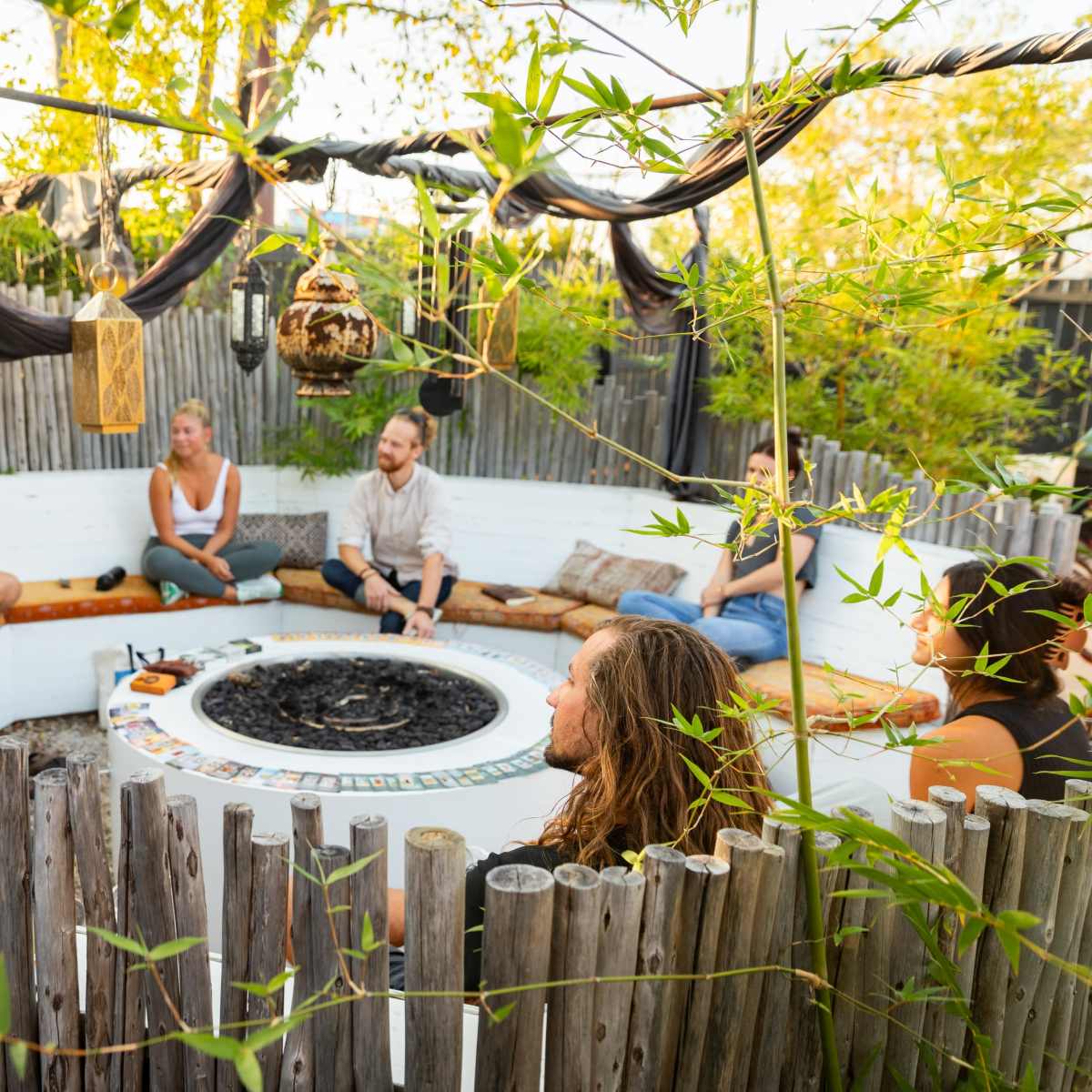 Boho Haven: Intimate Fire Pit Event Space, Charleston, SC | Event ...