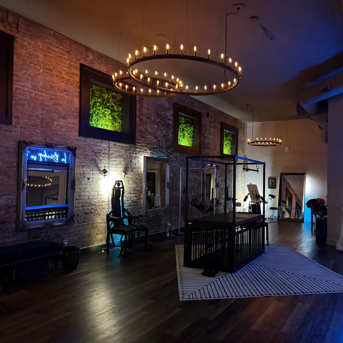 Colorful Luxury Kink Space + Sun Drenched Lounge in River West in Chicago Image in West Town, Chicago, IL