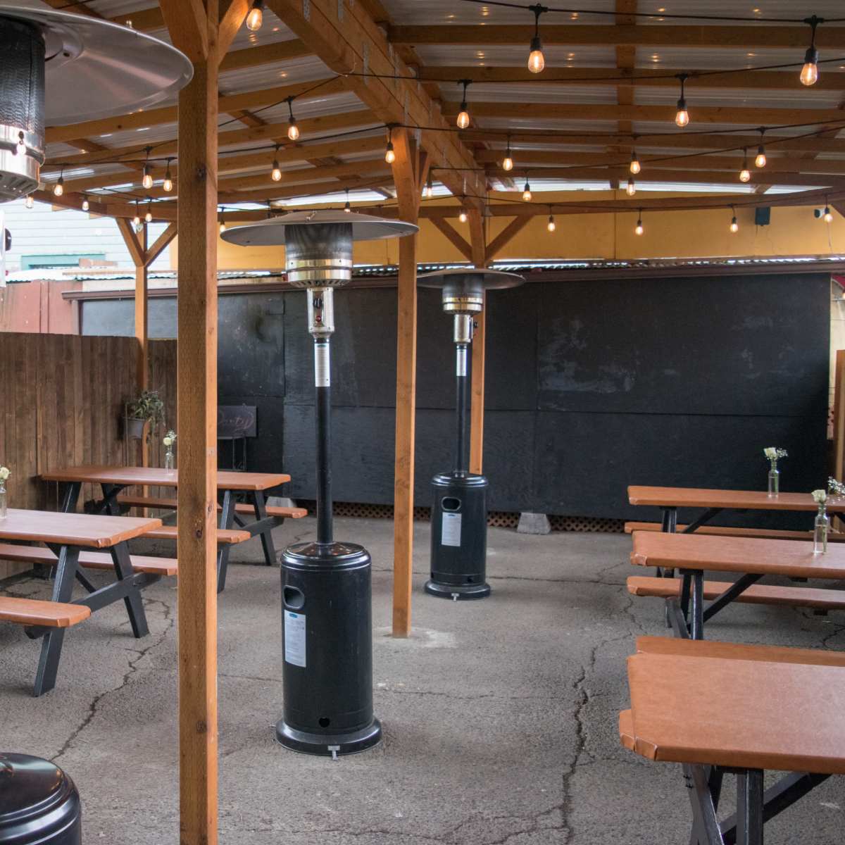 Covered Private Back Patio Alberta Arts District in Portland Image in Northeast Portland, Portland, OR