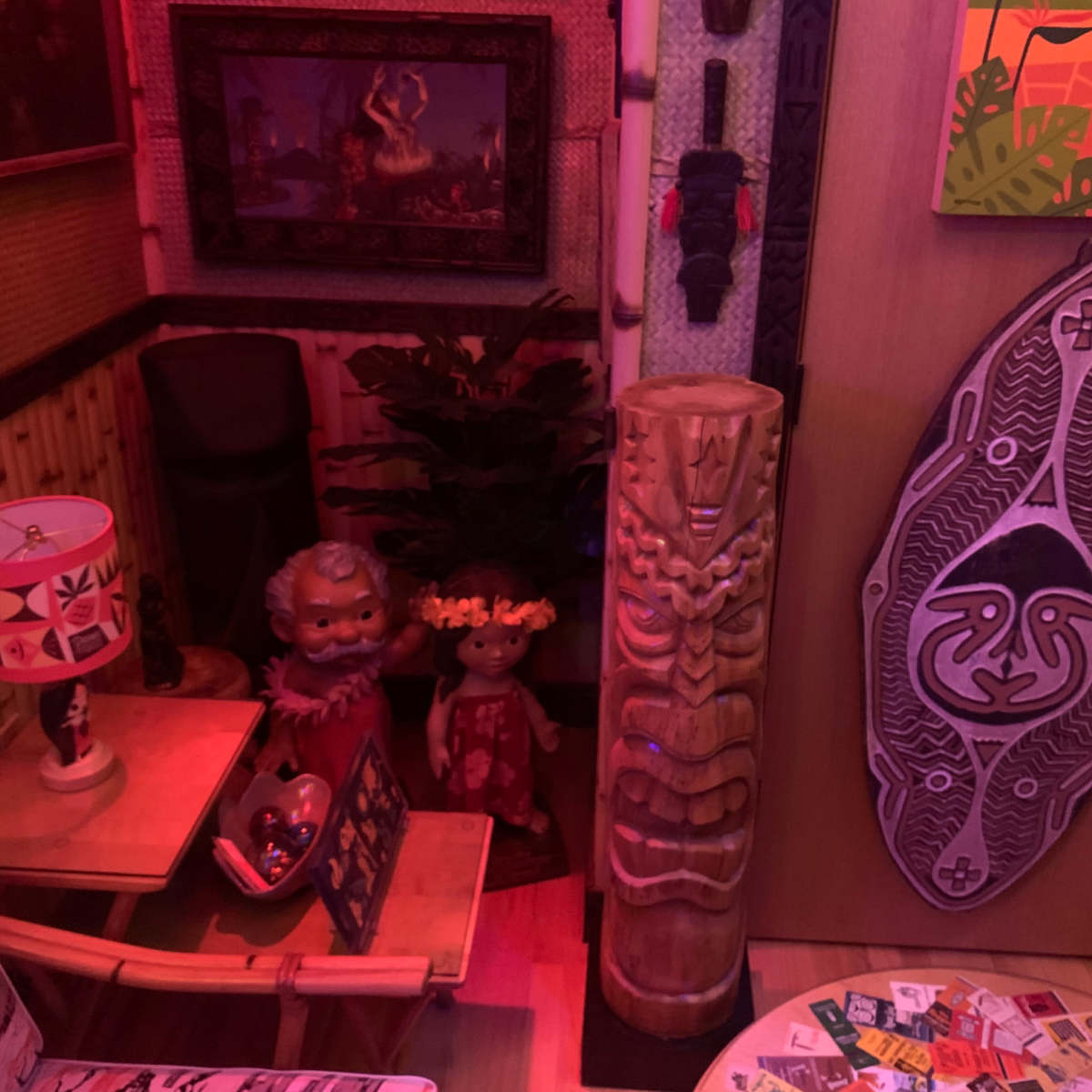 Plan Your Escape to this Exotic Home Tiki Bar in West Bloomfield Image in West Bloomfield Township, West Bloomfield, MI