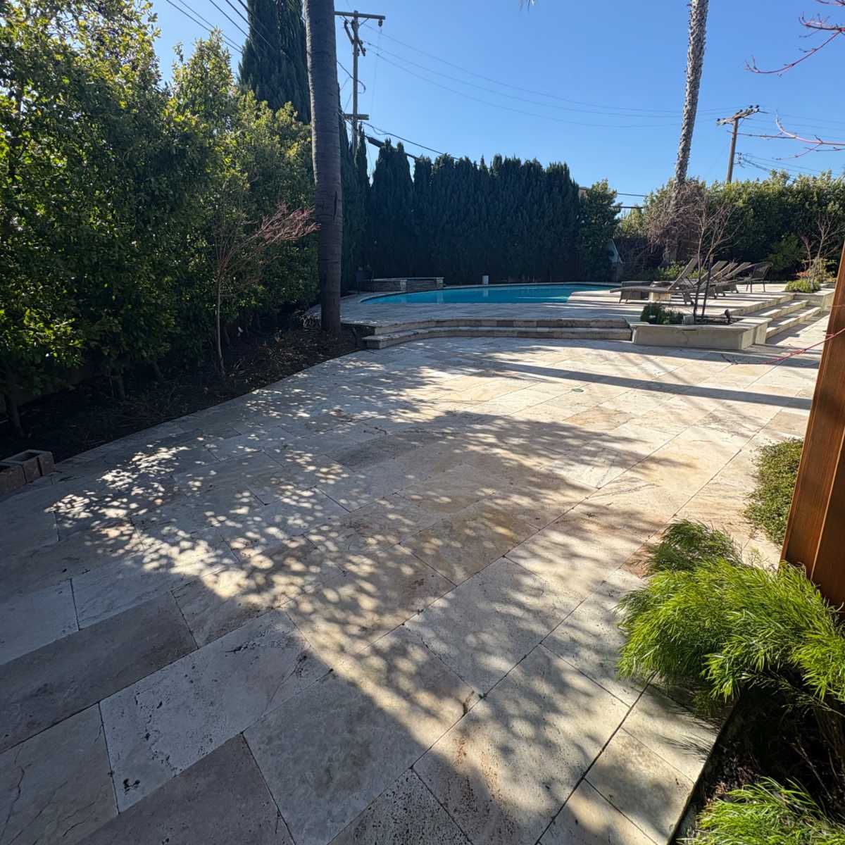 Gorgeous backyard with pool and hot tub. in Mountain View Image in Rex Manor, Mountain View, CA
