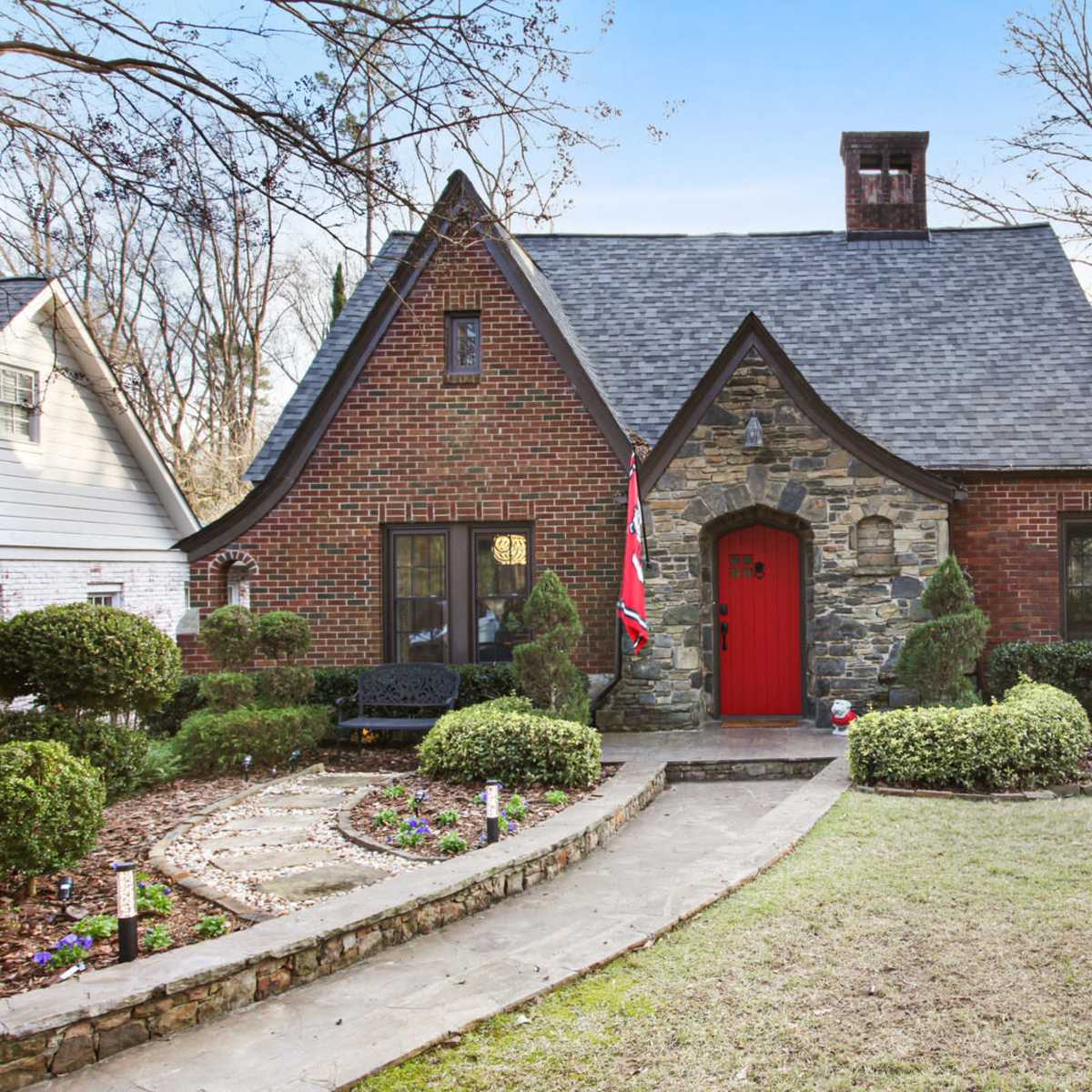 English Tudor Home with Zen Backyard in Atlanta Image in Morningside-Lenox Park, Atlanta, GA