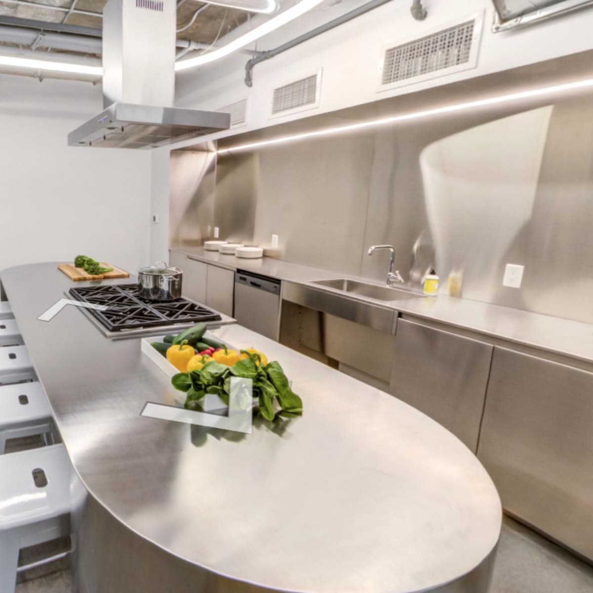 Spacious, Industrial Demonstration Kitchen, New York, NY | Off-Site ...