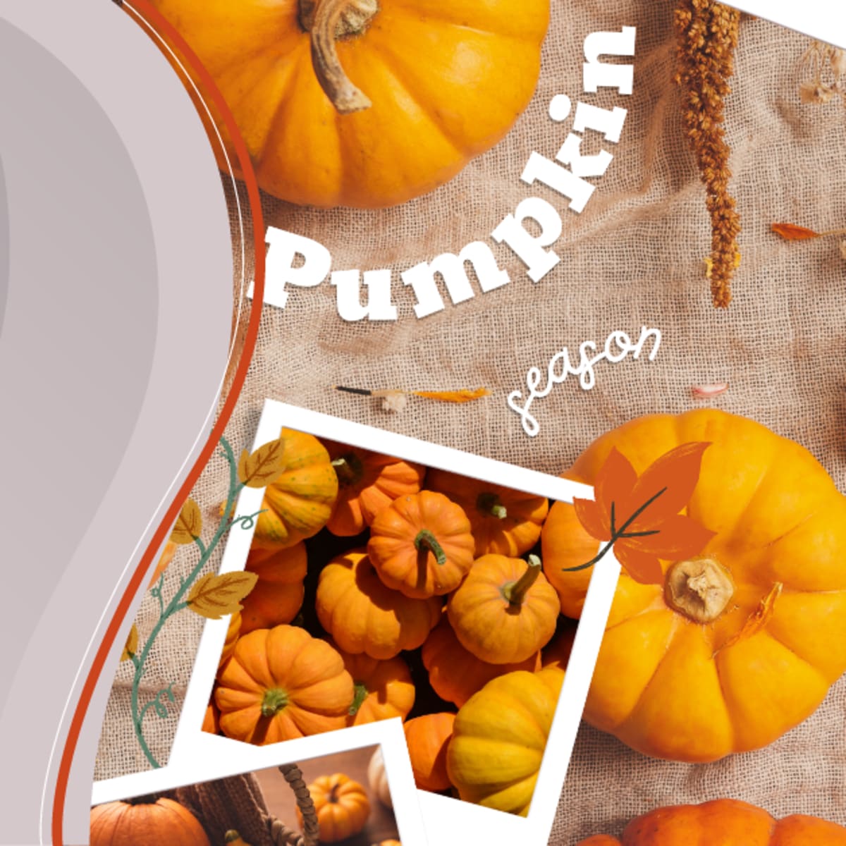 A promotional graphic for a retreat, highlighting pumpkins and autumn themes, with a call to action to reserve today.