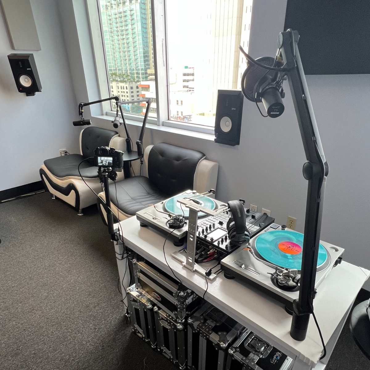 Downtown Tampa Top Floor Recording Studio with view in Tampa Image in Downtown, Tampa, FL