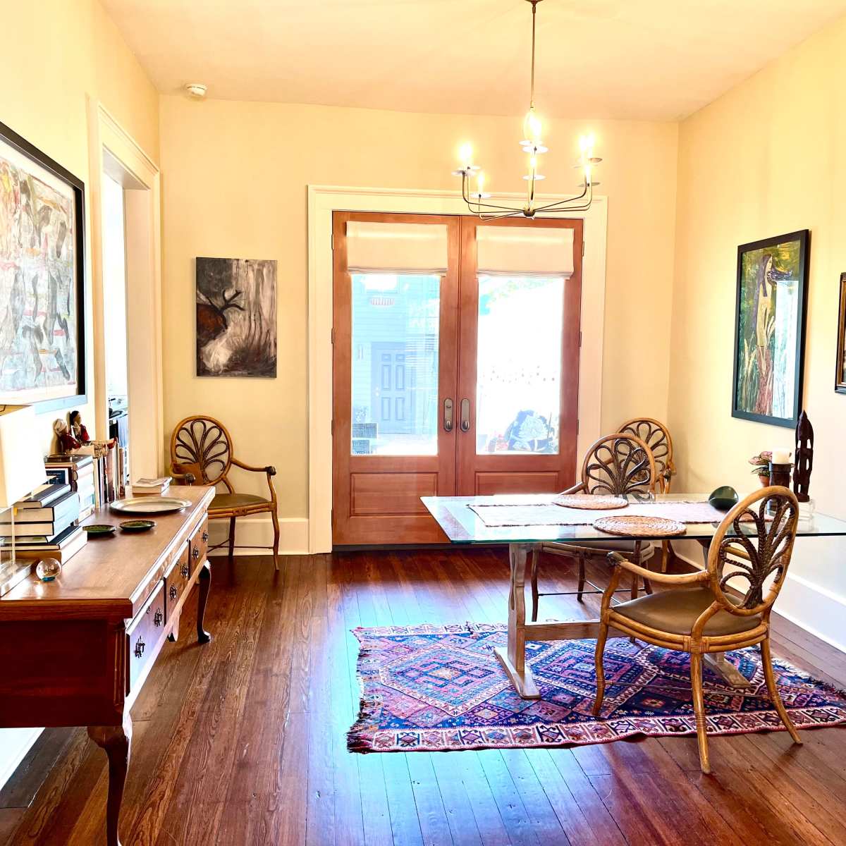 Downtown Salon Loft w Private  Brick Courtyard, Two open Porches and Garage in Savannah Image in Victorian District - West, Savannah, GA