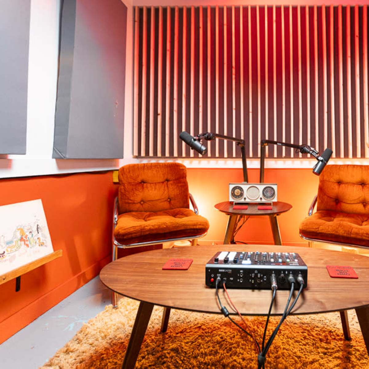 Music Row Podcast Studio and Vocal Room - The Hideout in Nashville Image in Edgehill, Nashville, TN