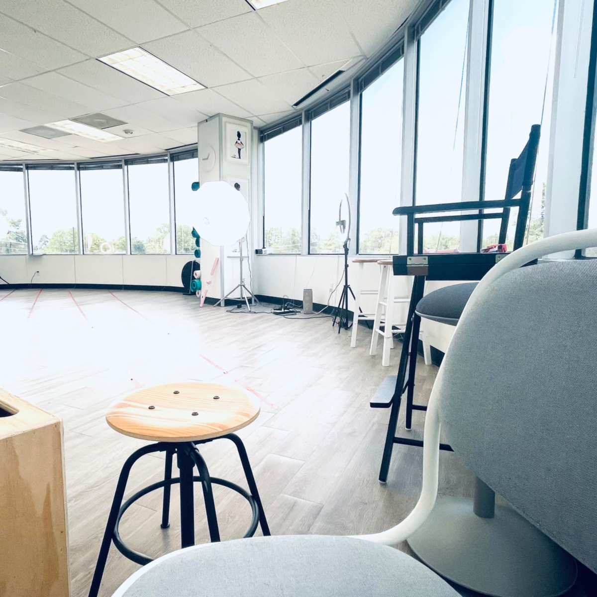The Half Moon: Curved Studio with Oversized Windows" in Houston Image in Houston, Houston, TX