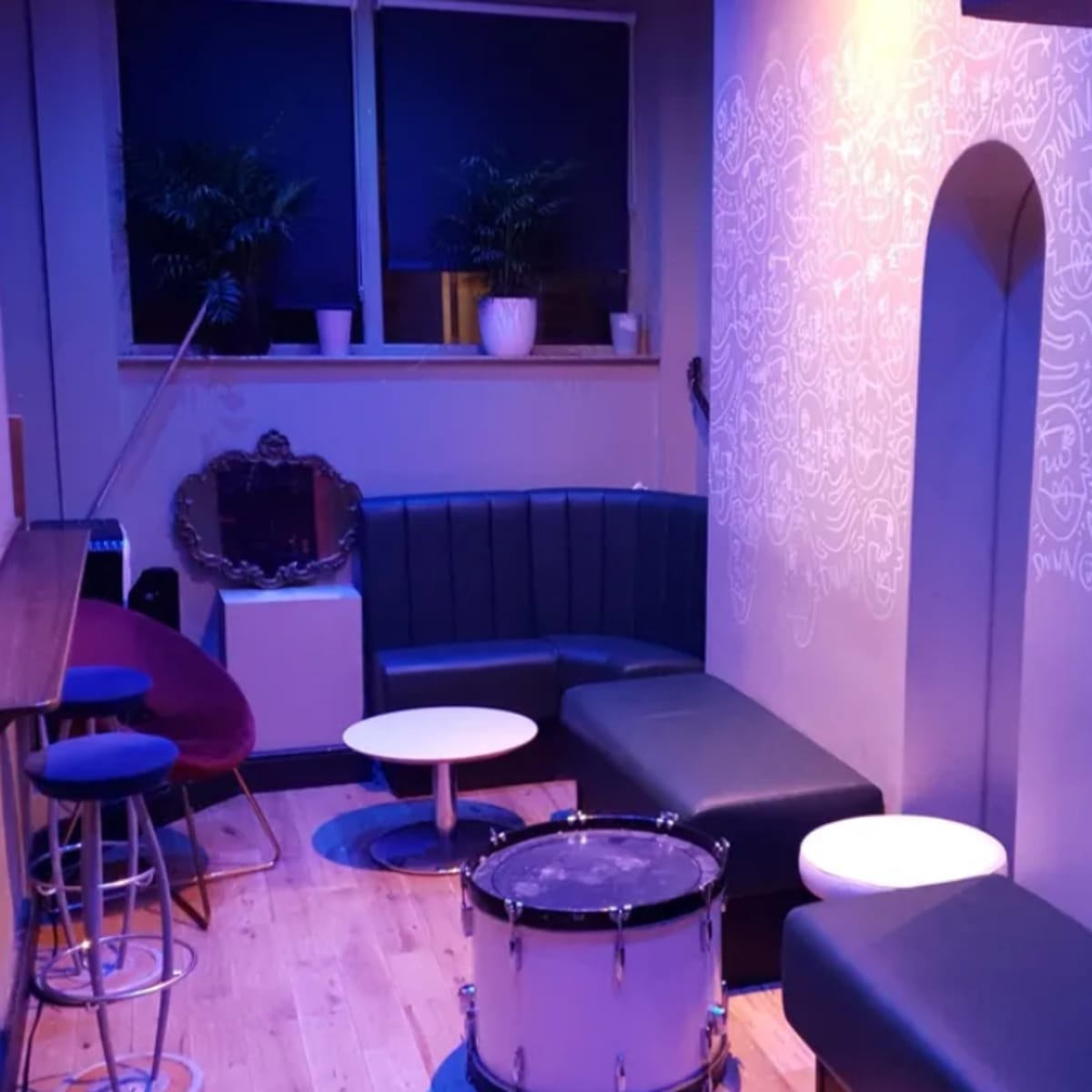 Shabby chique underground venue club and ground floor cocktail bar