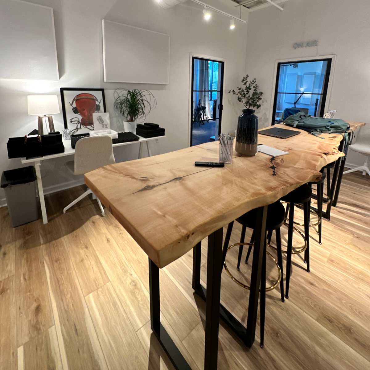 Upscale large multi-room podcast audio and video production studio in Charlotte Image in Elizabeth, Charlotte, NC