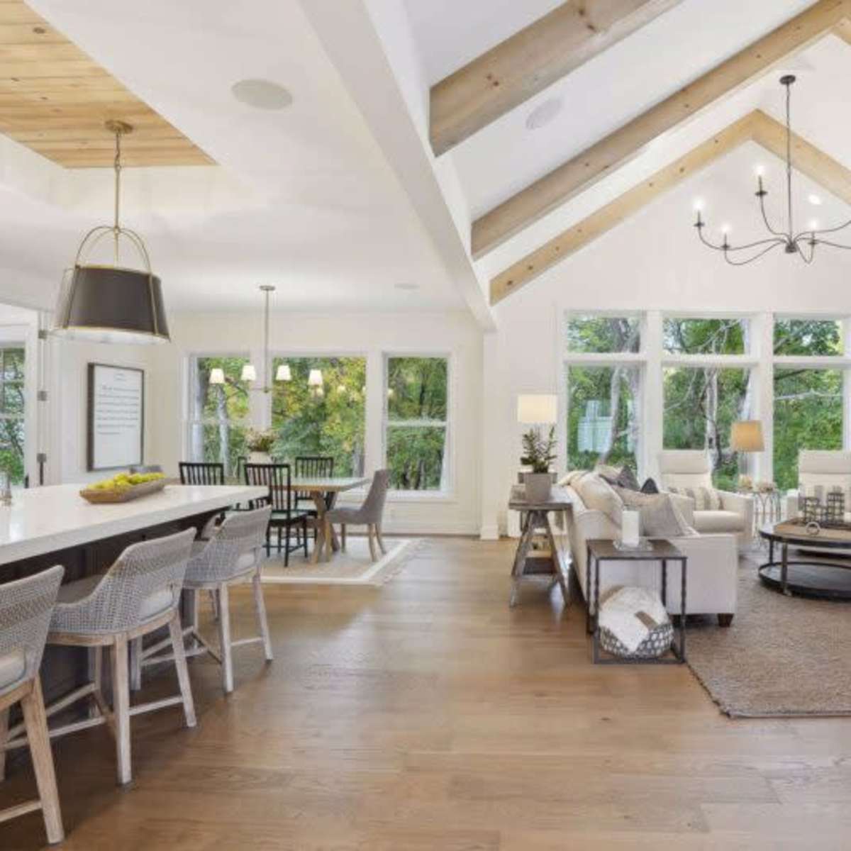 Wayzata home with sophisticated earthy interiors and great light in Wayzata Image in Wayzata, Wayzata, MN
