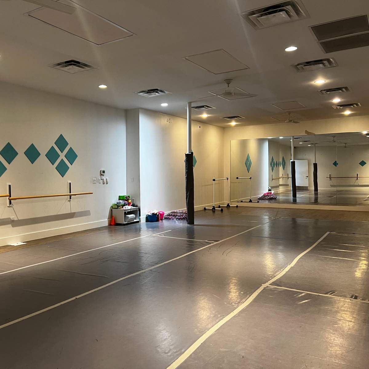 Spring Branch Area Dance Studio with Mirrors, Barres, and Marley Floor ...