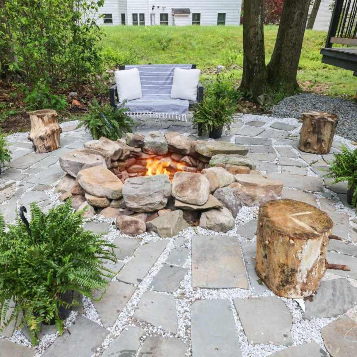 Poconos Villa with Large decks, hot tub, fire pit. in Tobyhanna Image in Coolbaugh Township, Tobyhanna, PA