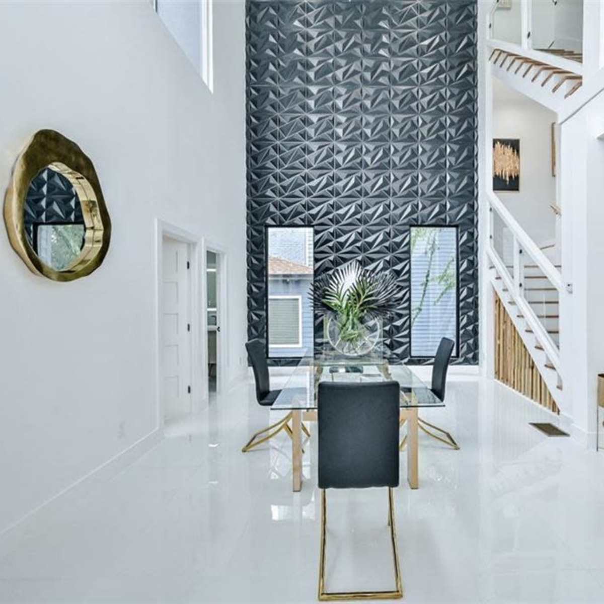 Modern Living Room/Kitchen/Dinning/Office (main level of house use only