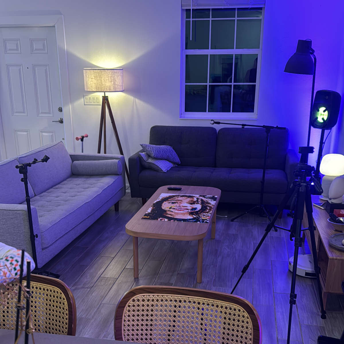 Lake Front Art Deco House Set with Kitchen and Amenities in Saint Cloud Image in , Saint Cloud, FL