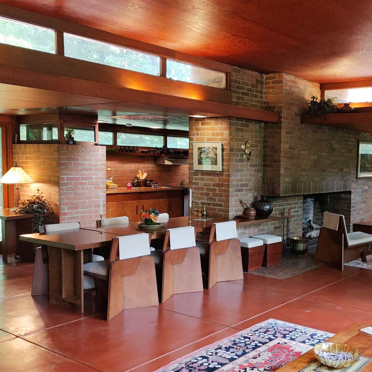 Frank Lloyd Wright's Goetsch–Winckler House in Okemos Image in Meridian Township, Okemos, MI