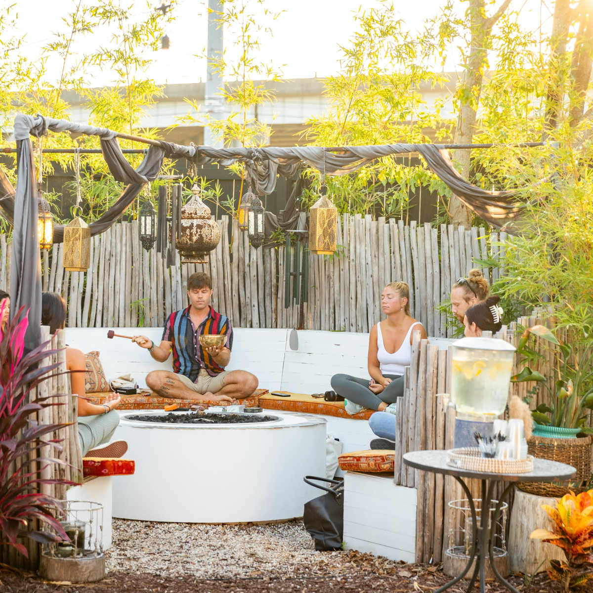 Boho Haven: Intimate Fire Pit Event Space, Charleston, SC | Event ...