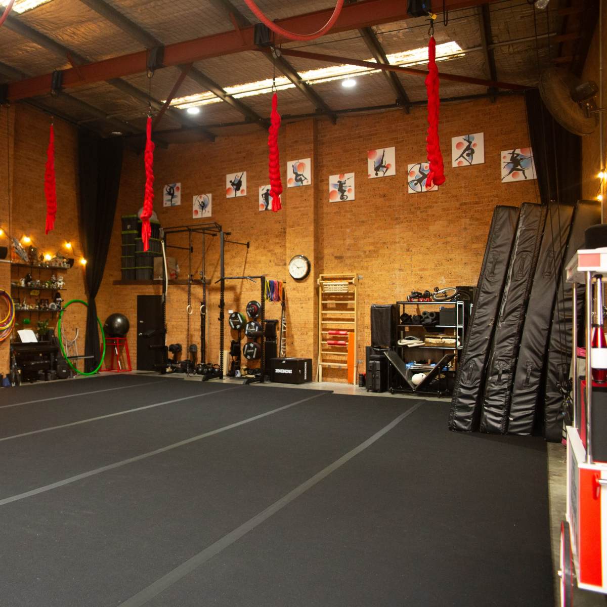 Large Open Plan Circus Aerials Studio in Botany Image in Botany, Botany, NSW