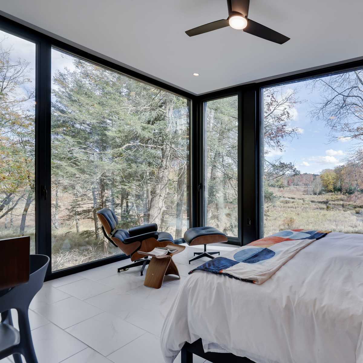 Camp Double Oak Lakeside Modernist Retreat in Greentown Image in Greene Township, Greentown, PA