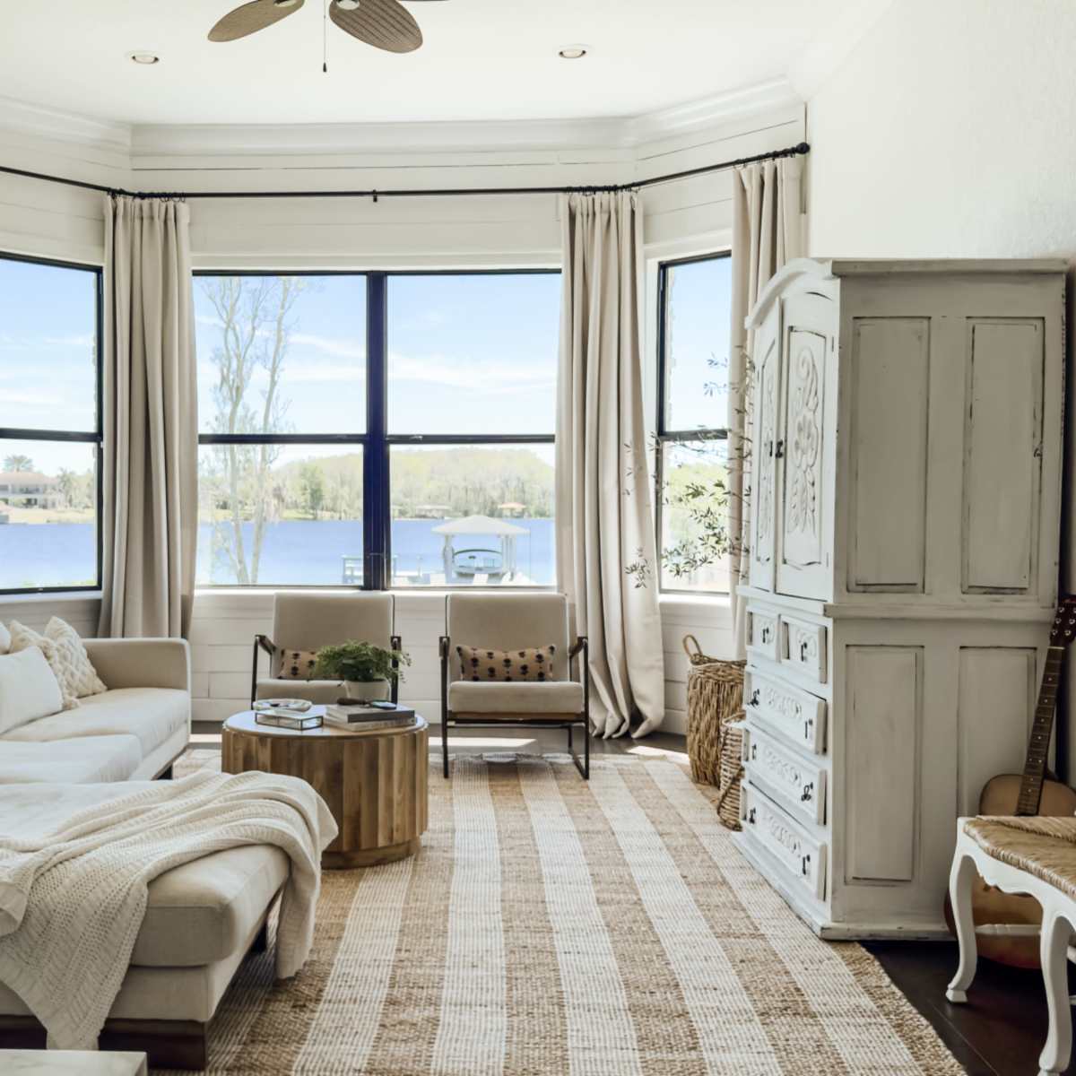 Bright and Sunny California Casual Style Lakefront  Home Close to Orlando in Winter Garden Image in Lake Butler, Winter Garden, FL