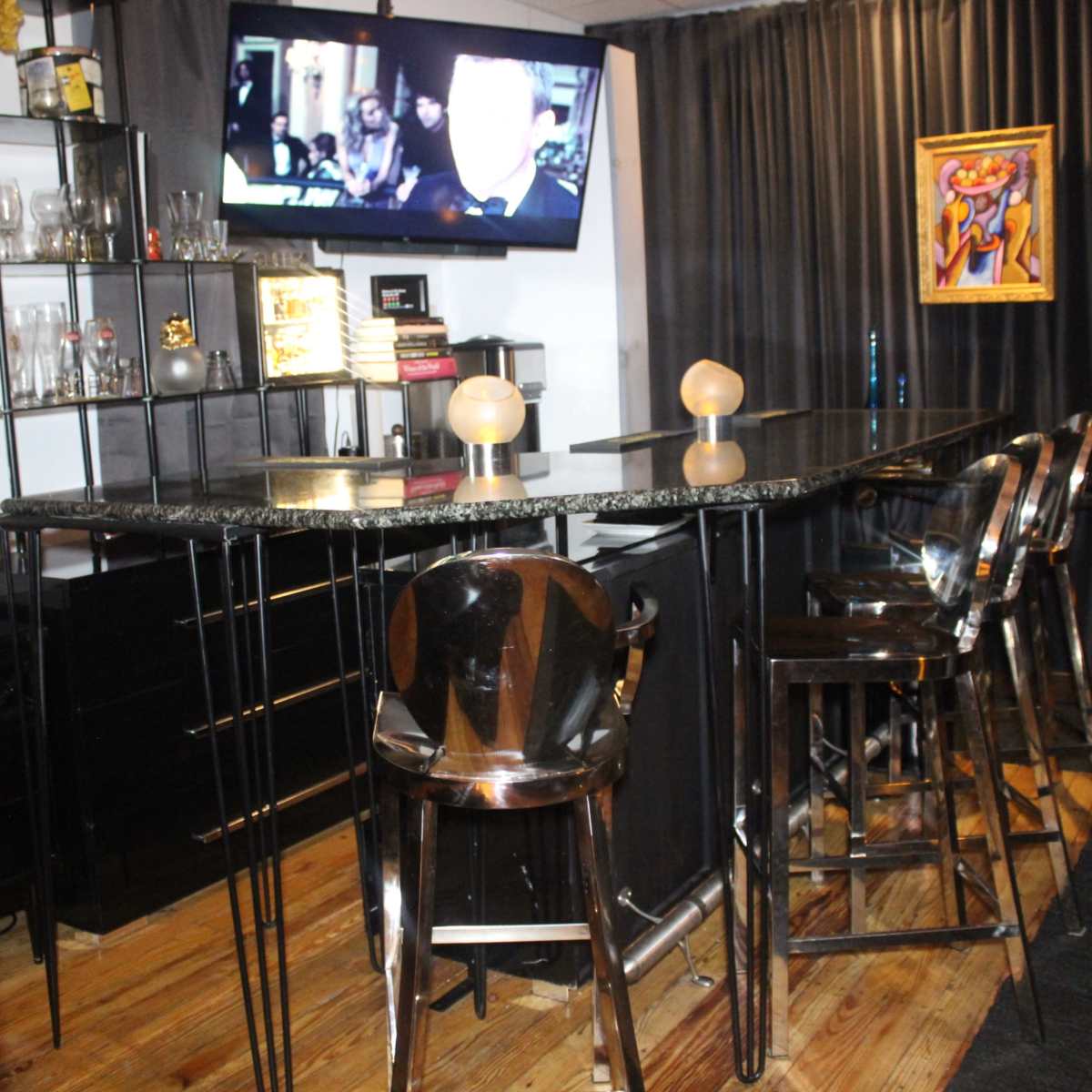 Modern Private Lounge w/ Bar & Kitchenette for your next Event in Jenkintown Image in Jenkintown, Jenkintown, PA